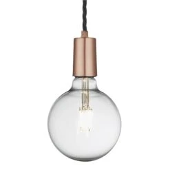 Sleek Edison Pendant - 1 Wire - Copper