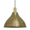 Sleek Cone Pendant - 12 Inch - Brass 1 Sleek Cone Pendant - 12 Inch - Brass -Lumi Home Shop 12 Inch Pendant Brass Industville Lighting Cone BrassHolder Sleek SL CP12 B BH