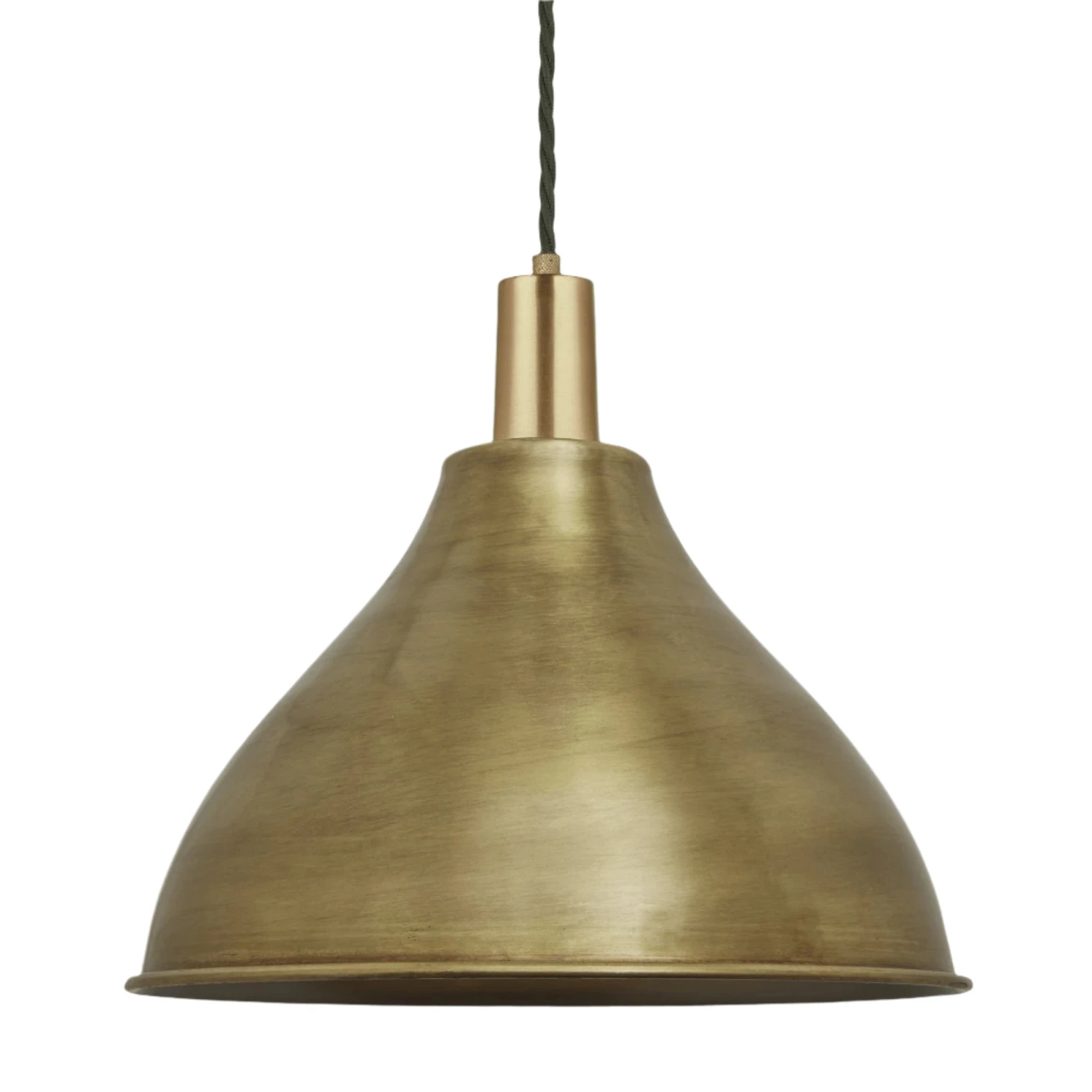 Sleek Cone Pendant - 12 Inch - Brass 3 Sleek Cone Pendant - 12 Inch - Brass