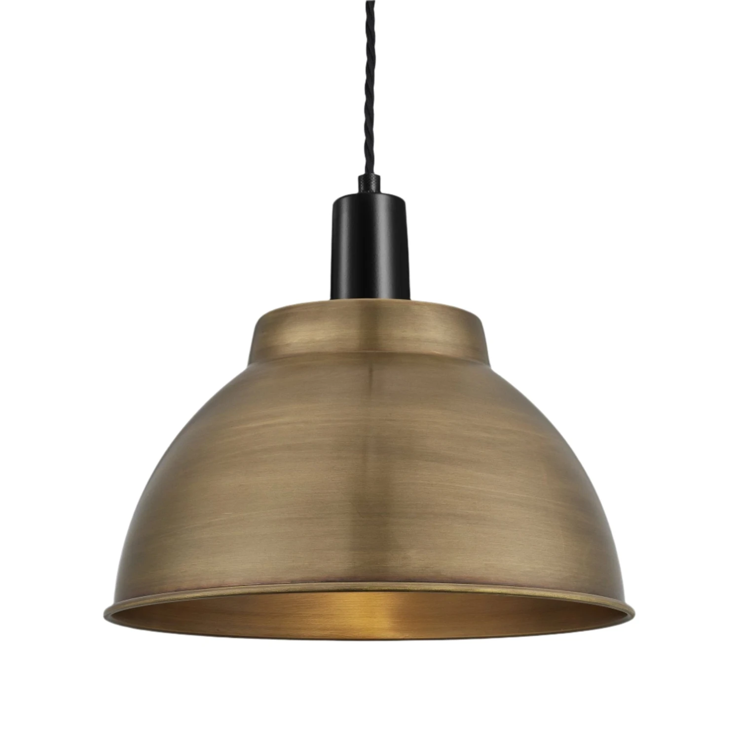 Sleek Dome Pendant - 13 Inch - Brass 5 Sleek Dome Pendant - 13 Inch - Brass - Image 3