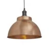Brooklyn Dome Pendant - 13 Inch - Copper -Lumi Home Shop 13 Inch Pendant Copper Industville Lighting Dome PewterHolder Brooklyn BR DP13 C PH