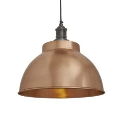 Brooklyn Dome Pendant - 13 Inch - Copper