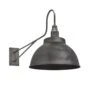 Long Arm Dome Wall Light - 13 Inch - Pewter 2 Long Arm Dome Wall Light - 13 Inch - Pewter -Lumi Home Shop 13 Inch WallLight Pewter Industville Lighting Dome PewterHolder LongArm LA DWL13 P PH