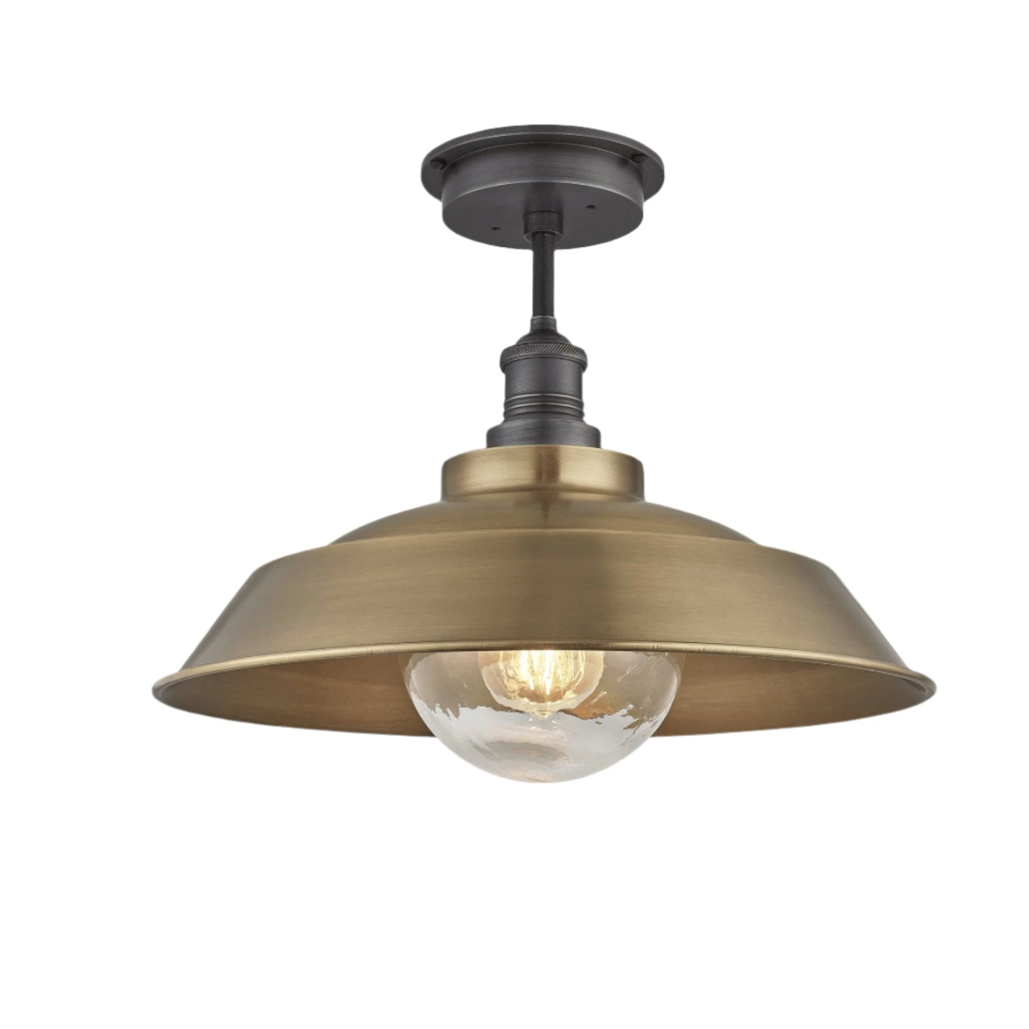 Brooklyn Outdoor & Bathroom Step Flush Mount - 16 Inch - Brass 4 Brooklyn Outdoor & Bathroom Step Flush Mount - 16 Inch - Brass - Image 2