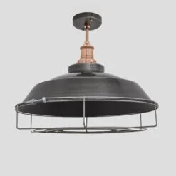 Brooklyn Step Flush Mount - 16 Inch - Pewter