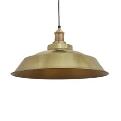 Brooklyn Step Pendant - 16 Inch - Brass - Pre-order - Expected W/c 13th Of May -Lumi Home Shop 16 Inch Pendant Brass Industville Lighting Step BrassHolder Brooklyn BR SP16 B BH