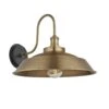 Swan Neck Outdoor & Bathroom Step Wall Light - 16 Inch - Brass - Pre-order - Expected W/c 29th Of April -Lumi Home Shop 16 Inch WallLight Brass Industville Lighting Step BrassHolder SwanNeck IP65 SN IP65 SWL16 B BH