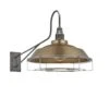 Long Arm Step Wall Light - 16 Inch - Brass - Pre-order - Expected W/c 13th Of May -Lumi Home Shop 16 Inch WallLight Brass Industville Lighting Step PewterHolder Cage LongArm LA SWL16 B PH CG