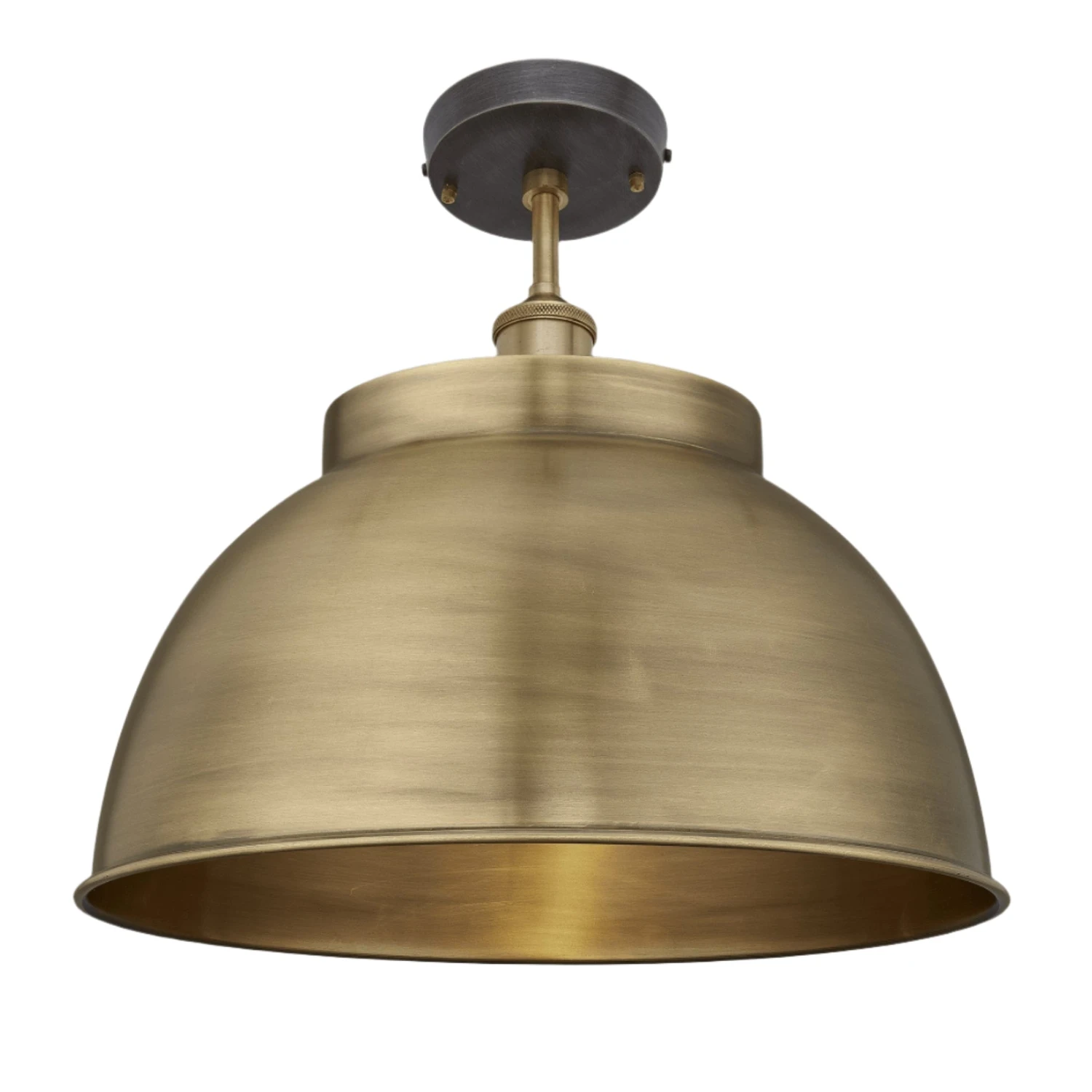 Brooklyn Dome Flush Mount - 17 Inch - Brass - Pre-order - Expected W/c 13th Of May 3 Brooklyn Dome Flush Mount - 17 Inch - Brass - Pre-order - Expected W/c 13th Of May