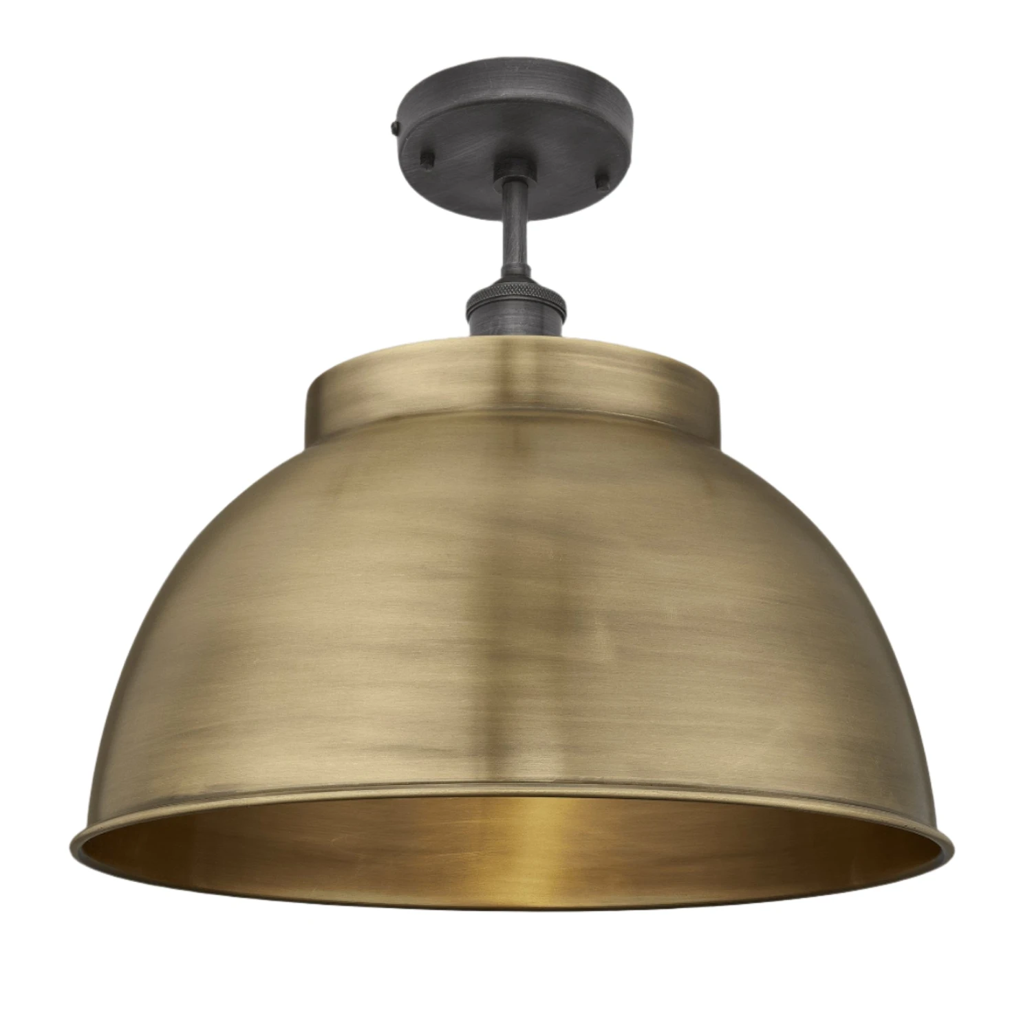 Brooklyn Dome Flush Mount - 17 Inch - Brass - Pre-order - Expected W/c 13th Of May 4 Brooklyn Dome Flush Mount - 17 Inch - Brass - Pre-order - Expected W/c 13th Of May - Image 2