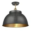 Brooklyn Outdoor & Bathroom Dome Flush Mount - 17 Inch - Pewter & Brass - Pre-order - Expected W/c 13th Of May 1 Brooklyn Outdoor & Bathroom Dome Flush Mount - 17 Inch - Pewter & Brass - Pre-order - Expected W/c 13th Of May -Lumi Home Shop 17 Inch FlushMount Pewter Brass Industville Lighting Dome BrassHolder GlobeGlass Brooklyn IP65 BR IP65 DFM17 BP BH GLGjpg