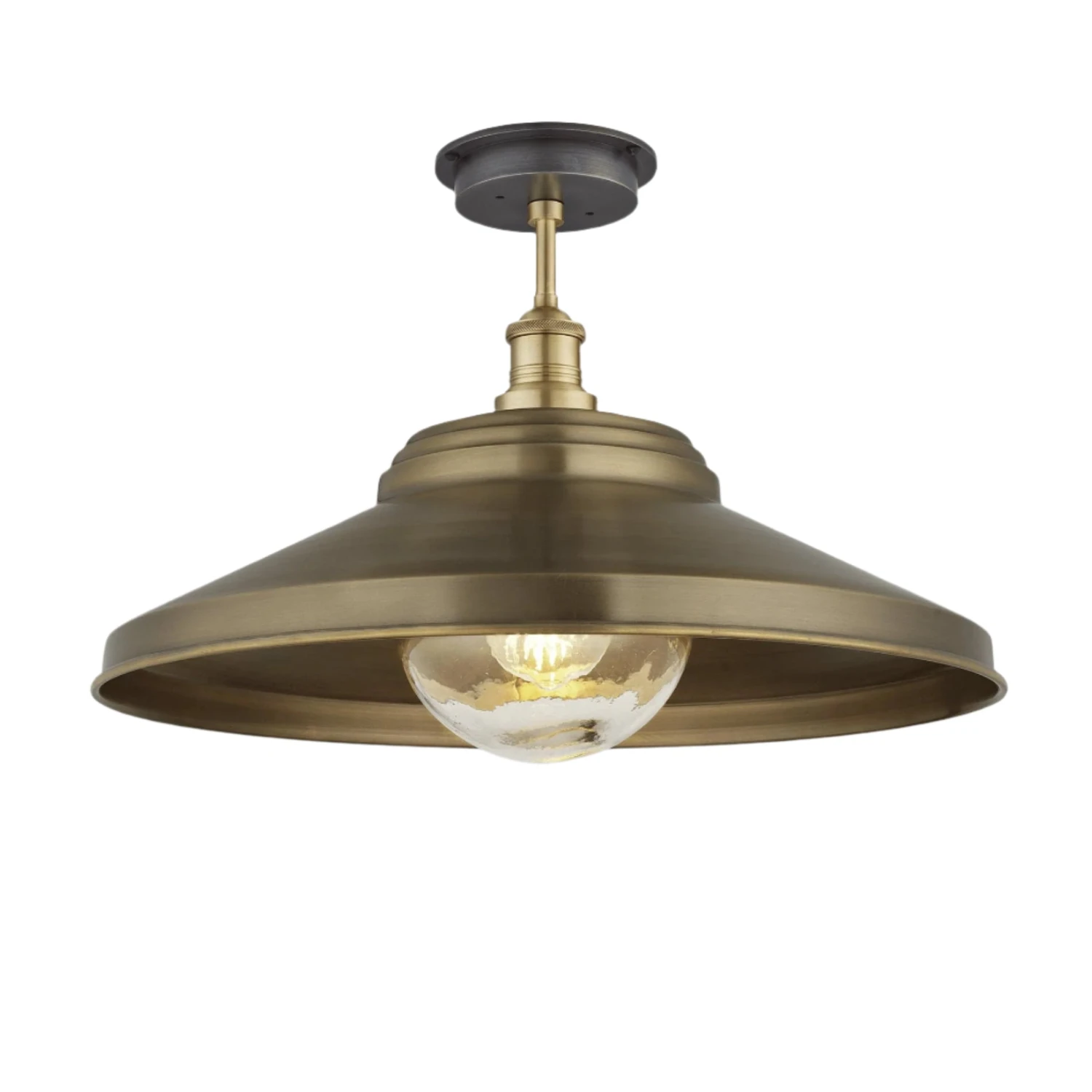 Brooklyn Outdoor & Bathroom Giant Step Flush Mount – 18 Inch – Brass 6 Brooklyn Outdoor & Bathroom Giant Step Flush Mount – 18 Inch – Brass - Image 4