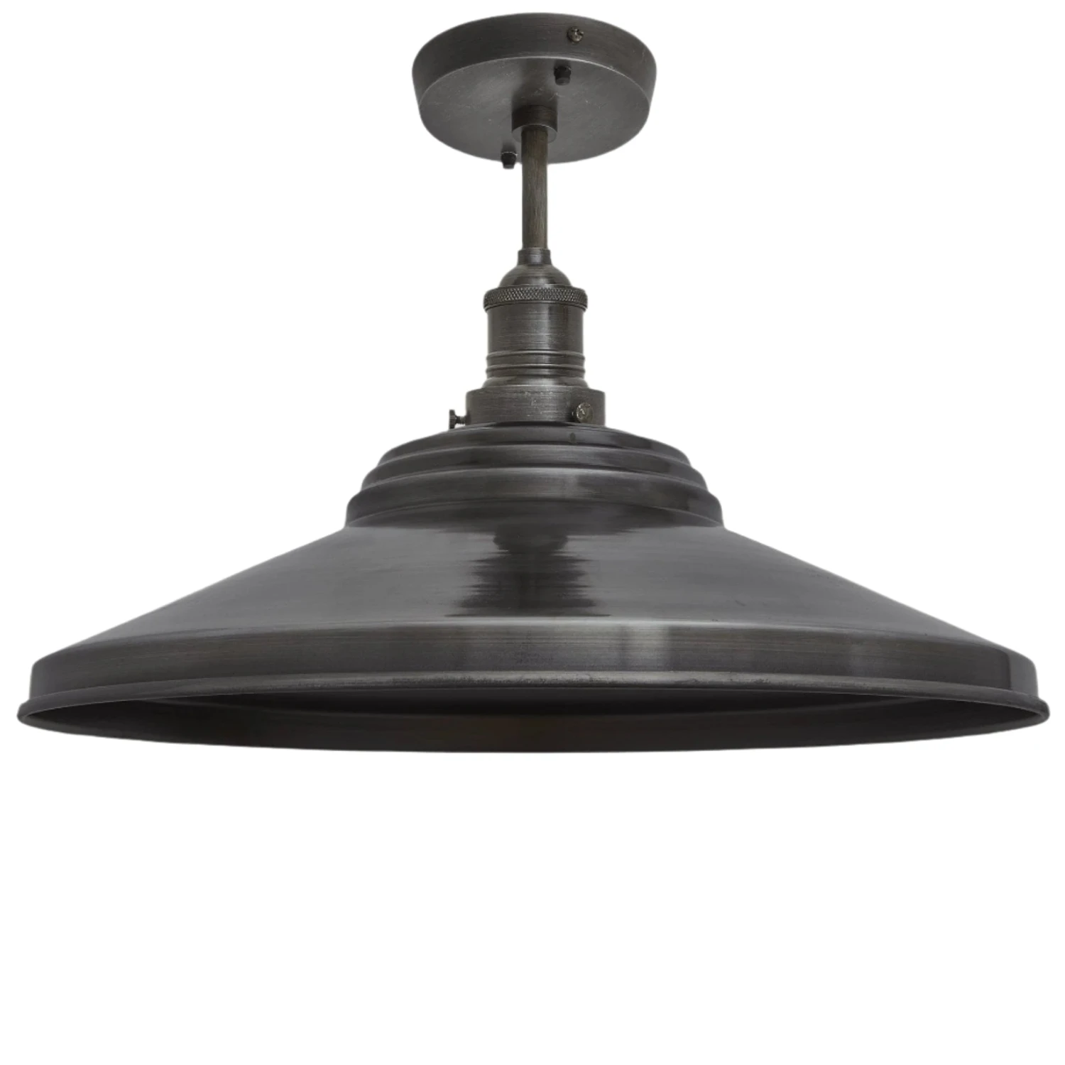 Brooklyn Giant Step Flush Mount - 18 Inch - Pewter 5 Brooklyn Giant Step Flush Mount - 18 Inch - Pewter - Image 3