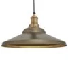 Brooklyn Giant Step Pendant - 18 Inch - Brass -Lumi Home Shop 18 Inch Pendant Brass Industville Lighting Step BrassHolder Brooklyn BR GSP18 B BH