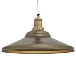 Brooklyn Giant Step Pendant - 18 Inch - Brass