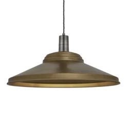 Sleek Giant Step Pendant - 18 Inch - Brass 8 Sleek Giant Step Pendant - 18 Inch - Brass -Lumi Home Shop 18 Inch Pendant Brass Industville Lighting Step PewterHolder Sleek SL GSP18 B PH
