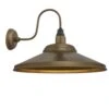 Swan Neck Giant Step Wall Light - 18 Inch - Brass