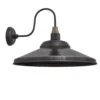 Swan Neck Giant Step Wall Light - 18 Inch - Pewter -Lumi Home Shop 18 Inch WallLight Pewter Industville Lighting Step PewterHolder SwanNeck SN GSWL18 P
