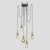 Brooklyn 5 Wire Pendant - Brass 1 Brooklyn 5 Wire Pendant - Brass -Lumi Home Shop 2.5 Inch Pendant Brass Industville Lighting 5Wire BrassHolder Brooklyn BR 5WP B