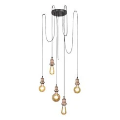 Brooklyn 5 Wire Pendant - Copper