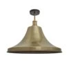 Brooklyn Giant Bell Flush Mount - 20 Inch - Brass -Lumi Home Shop 20 Inch FlushMount Brass Industville Lighting Bell BrassHolder Brooklyn BR GBLFM20 B BH