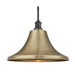 Swan Neck Outdoor & Bathroom Giant Bell Wall Light - 20 Inch – Brass 11 Swan Neck Outdoor & Bathroom Giant Bell Wall Light - 20 Inch – Brass -Lumi Home Shop 20 Inch WallLight Brass Industville Lighting Bell PewterHolder GlobeGlass SwanNeck IP65 SN IP65 GBLWL20 B PH GLG