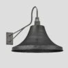 Long Arm Giant Bell Wall Light – 20 Inch – Pewter -Lumi Home Shop 20 Inch WallLight Pewter Industville Lighting Bell PewterHolder LongArm LA GBLWL20 P PH