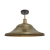 Brooklyn Giant Hat Flush Mount - 21 Inch - Brass -Lumi Home Shop 21 Inch FlushMount Brass Industville Lighting Hat BrassHolder Brooklyn BR GHFM21 B BH