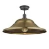 Brooklyn Outdoor & Bathroom Giant Hat Flush Mount – 21 Inch – Brass 1 Brooklyn Outdoor & Bathroom Giant Hat Flush Mount – 21 Inch – Brass -Lumi Home Shop 21 Inch FlushMount Brass Industville Lighting Hat PewterHolder Brooklyn IP65 BR IP65 GHFM21 B PH