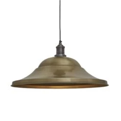 Brooklyn Giant Hat Pendant - 21 Inch - Brass 15 Brooklyn Giant Hat Pendant - 21 Inch - Brass -Lumi Home Shop 21 Inch Pendant Brass Industville Lighting Hat PewterHolder Brooklyn BR GHP21 B PHjpg