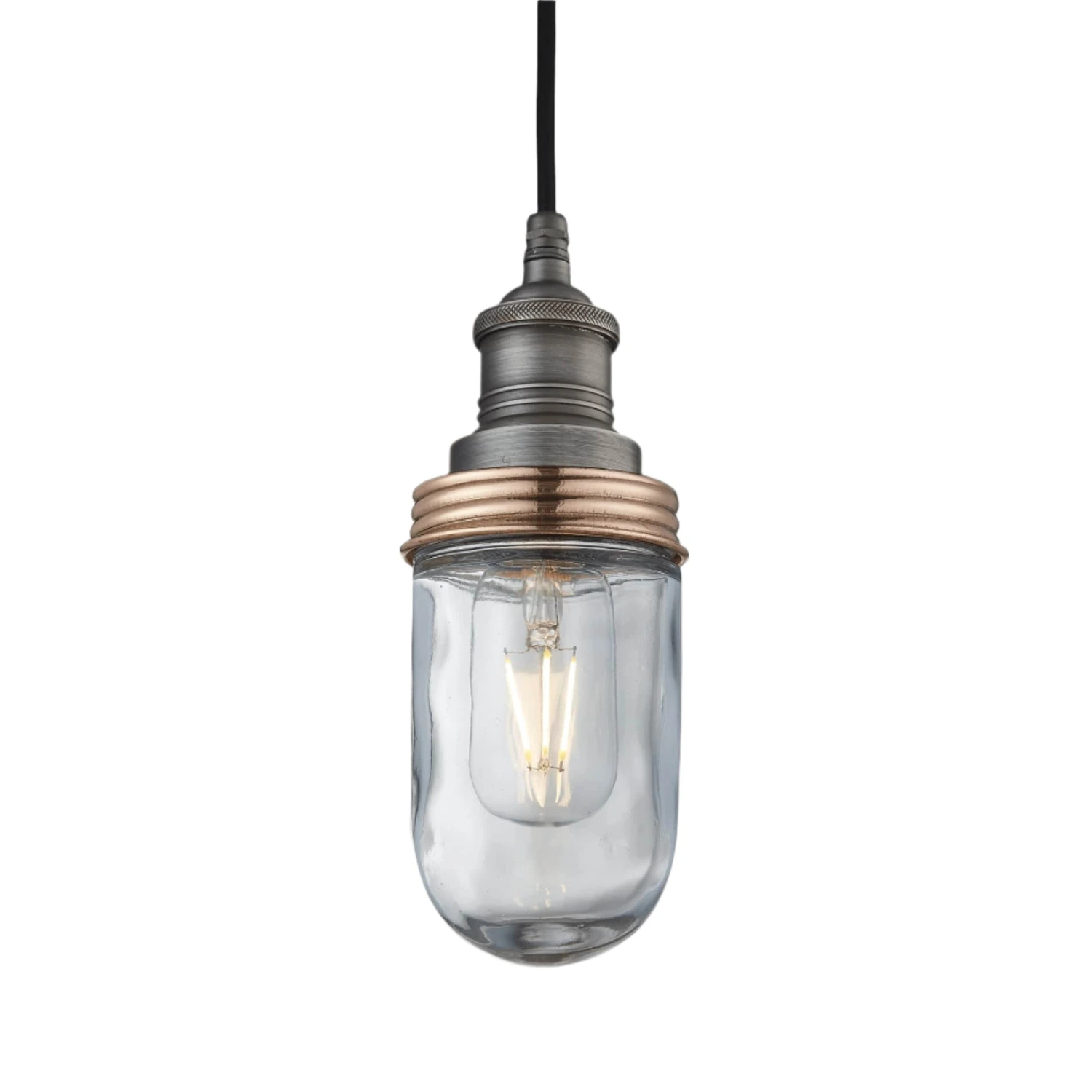 Brooklyn Outdoor & Bathroom Pendant - Pewter 3 Brooklyn Outdoor & Bathroom Pendant - Pewter
