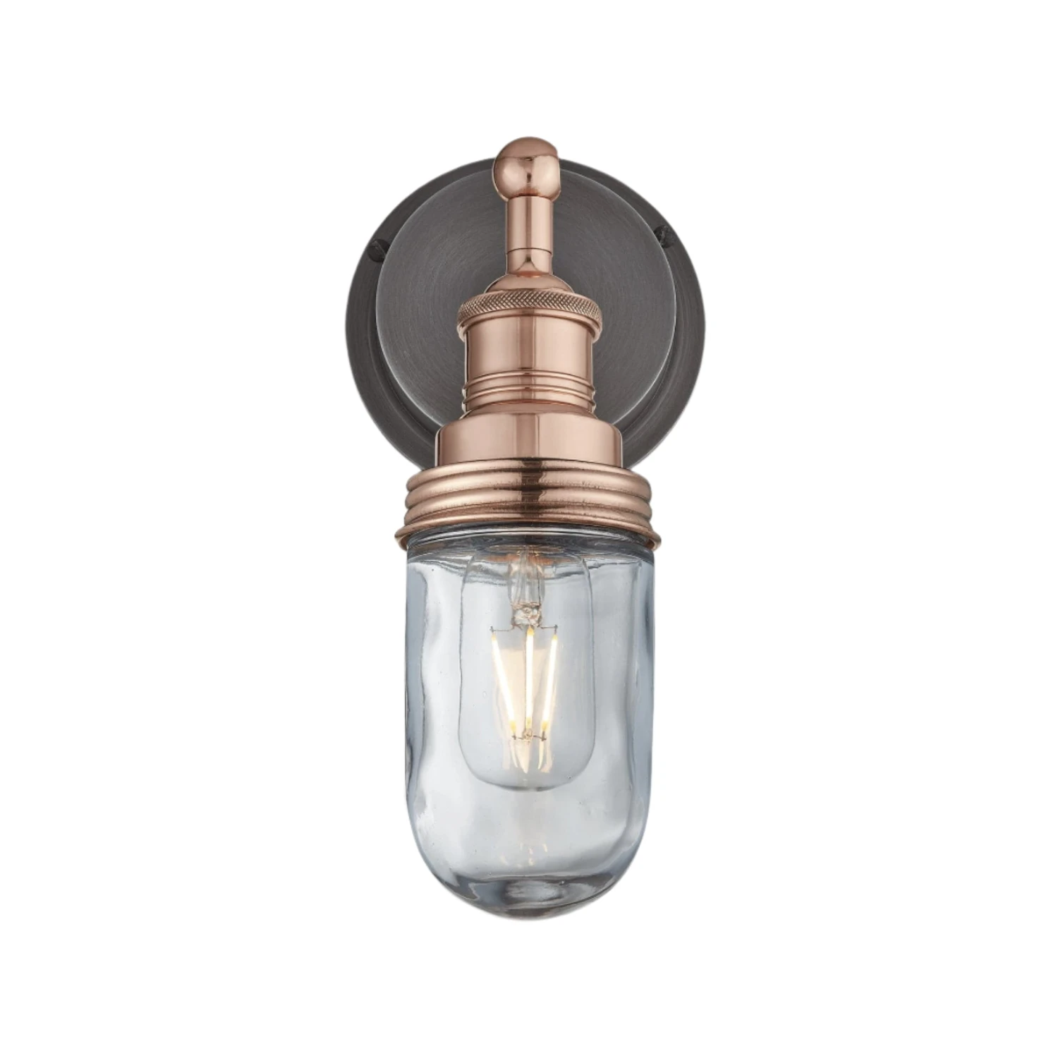 Brooklyn Outdoor & Bathroom Wall Light - Copper 3 Brooklyn Outdoor & Bathroom Wall Light - Copper