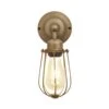 Orlando Wire Cage Wall Light - 4 Inch - Brass