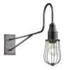 Long Arm Wire Cage Wall Light – 4 Inch – Pewter 2 Long Arm Wire Cage Wall Light – 4 Inch – Pewter -Lumi Home Shop 4 Inch WallLight Pewter Industville Lighting WireCage PewterHolder LongArm LA WCWL4 P PH