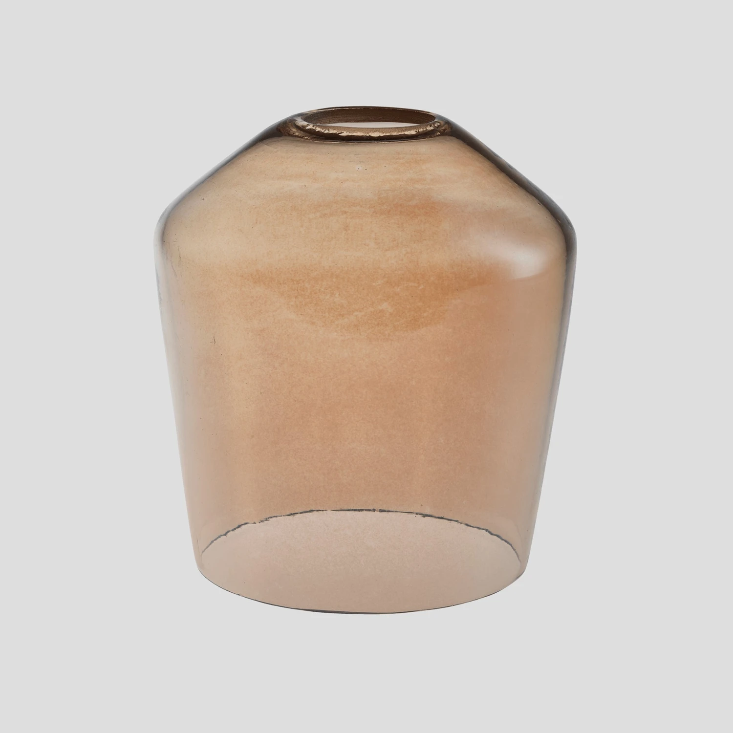 Brooklyn Tinted Glass Schoolhouse Flush Mount - 5.5 Inch - Amber 6 Brooklyn Tinted Glass Schoolhouse Flush Mount - 5.5 Inch - Amber - Image 4