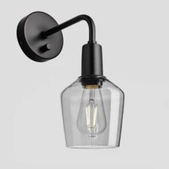 Sleek Tinted Glass Schoolhouse Wall Light - 5.5 Inch - Smoke Grey 20 Sleek Tinted Glass Schoolhouse Wall Light - 5.5 Inch - Smoke Grey -Lumi Home Shop 5.5 Inch WallLight Glass Industville Lighting Schoolhouse BlackHolder Sleek SL TGL SHWL5 SG BKH Lid