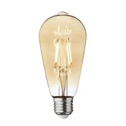 Vintage LED Edison Bulb Old Filament Lamp - 5W E27 Pear ST64