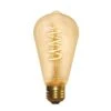 Vintage LED Spiral Edison Bulb - 5W E27 Pear ST64 -Lumi Home Shop 5WE27 Bulb Amber Industville Lighting Pear SpiralLED Edison ST64 SP 5W A