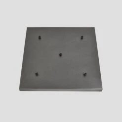 Sleek Tinted Glass Flask 5 Wire Square Cluster Lights - 6 Inch - Smoke Grey -Lumi Home Shop 5 CeilingRose Pewter Industville Lighting SQ CR5O P 724fd166 c591 460e 823c ab7573a59288