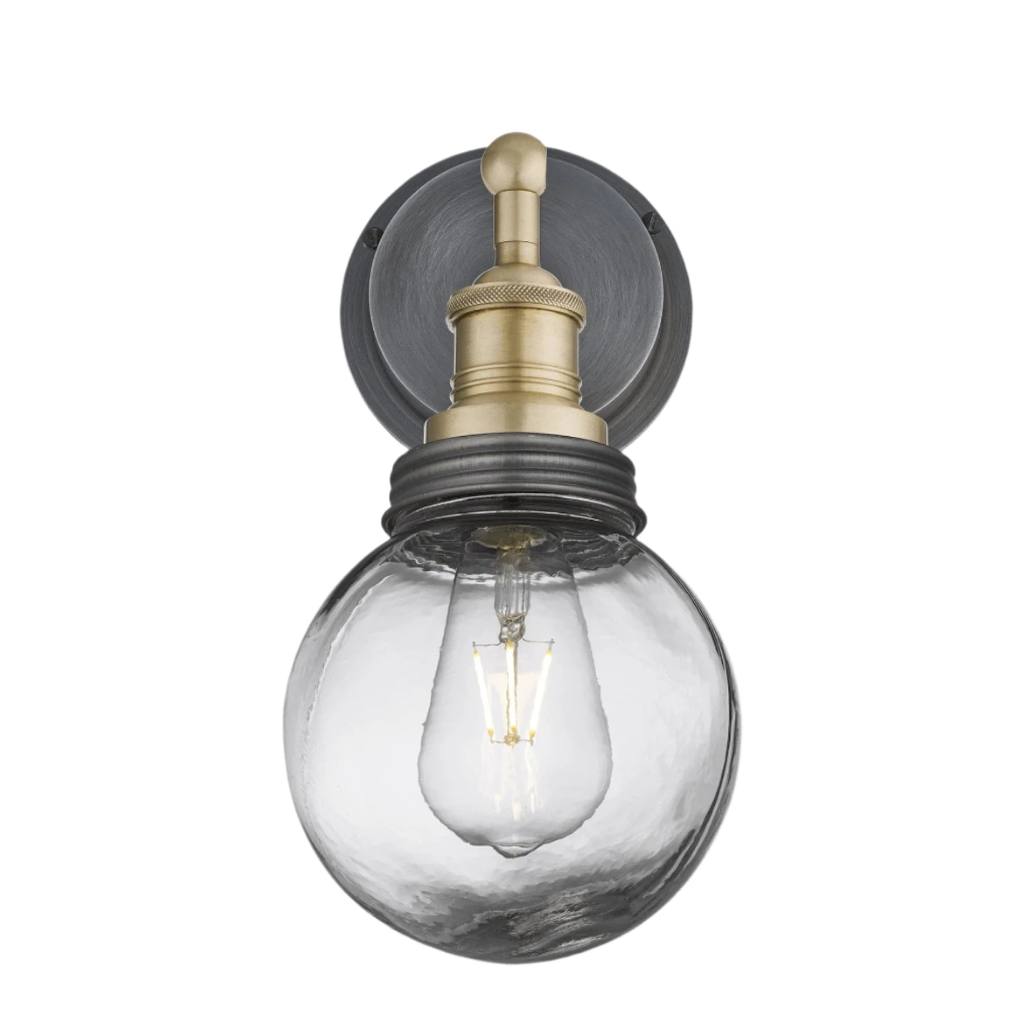 Brooklyn Outdoor & Bathroom Globe Wall Light - Brass 5 Brooklyn Outdoor & Bathroom Globe Wall Light - Brass - Image 3