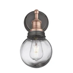 Brooklyn Outdoor & Bathroom Globe Wall Light - Copper