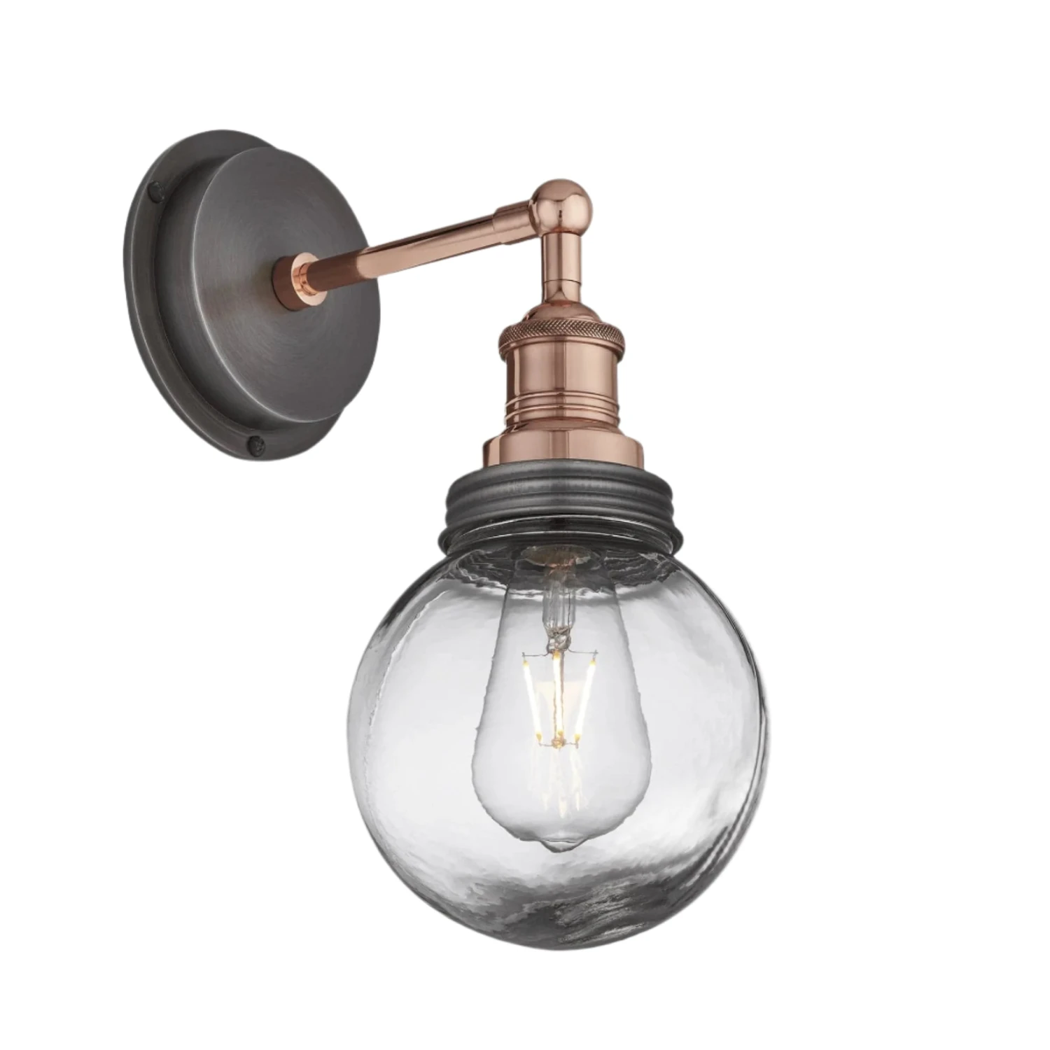 Brooklyn Outdoor & Bathroom Globe Wall Light - Copper 5 Brooklyn Outdoor & Bathroom Globe Wall Light - Copper - Image 3
