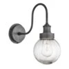 Swan Neck Outdoor & Bathroom Wall Light - Pewter - Globe Glass 1 Swan Neck Outdoor & Bathroom Wall Light - Pewter - Globe Glass -Lumi Home Shop 6 Inch WallLight Pewter Industville Lighting GlobeGlass PewterHolder SwanNeck IP65 SN IP65 WL P GLG