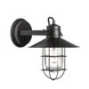 Harbour Outdoor & Bathroom Wall Light – 6 Inch – Pewter -Lumi Home Shop 6 Inch WallLight Pewter Industville Lighting Spotlight PewterHolder Harbour HR IP65 WLFM6 P v2