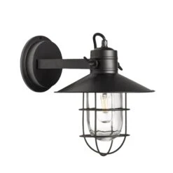 Harbour Outdoor & Bathroom Wall Light – 6 Inch – Pewter