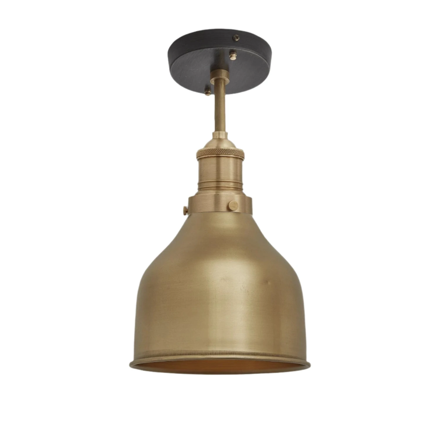 Brooklyn Cone Flush Mount - 7 Inch - Brass 4 Brooklyn Cone Flush Mount - 7 Inch - Brass - Image 2