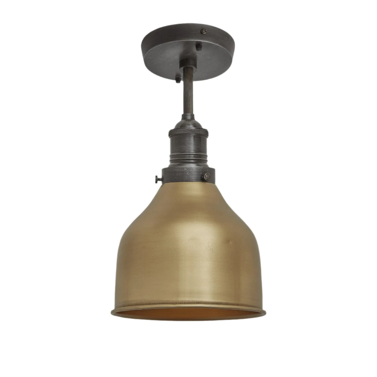 Brooklyn Cone Flush Mount - 7 Inch - Brass 3 Brooklyn Cone Flush Mount - 7 Inch - Brass