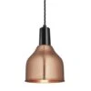 Sleek Cone Pendant - 7 Inch - Copper 1 Sleek Cone Pendant - 7 Inch - Copper -Lumi Home Shop 7 Inch Pendant Copper Industville Lighting Cone BlackHolder Sleek SL CP7 C BKH w