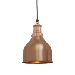 Front Page -Lumi Home Shop 7 Inch Pendant Copper Industville Lighting Cone CopperHolder Brooklyn BR CP7 C CH