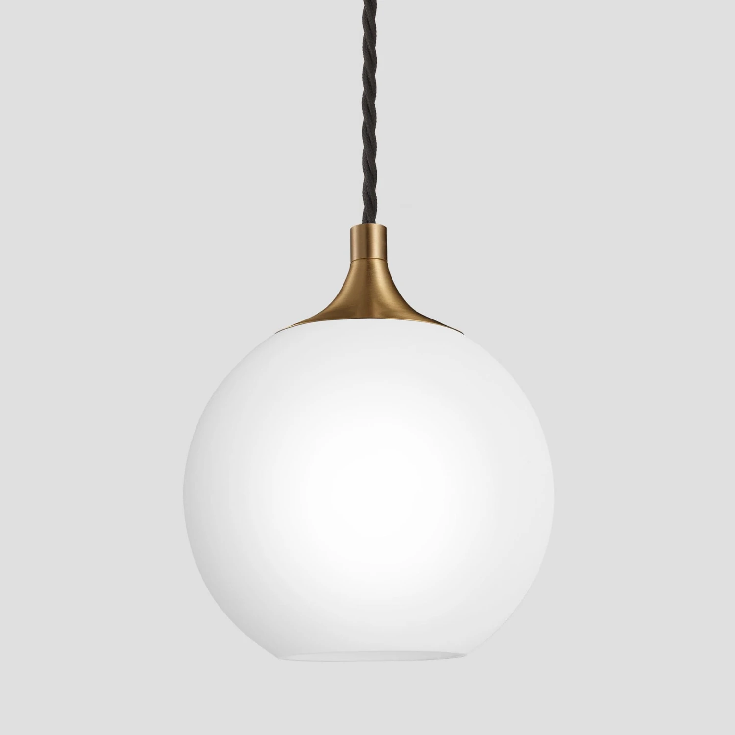 Chelsea Opal Glass Globe Pendant Light - 7 Inch - White 5 Chelsea Opal Glass Globe Pendant Light - 7 Inch - White - Image 3